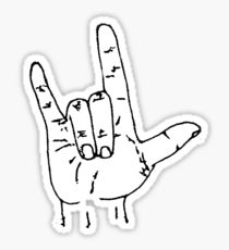 210x230 Rock And Roll Drawing Stickers Redbubble