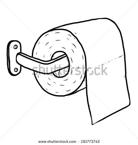 450x470 Elegant Cartoon Toilet Paper Roll Paper Draw Stock Photos Images