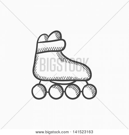 450x470 Roller Skate Vector Sketch Icon Vector Amp Photo Bigstock