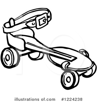 400x420 Roller Skating Clipart