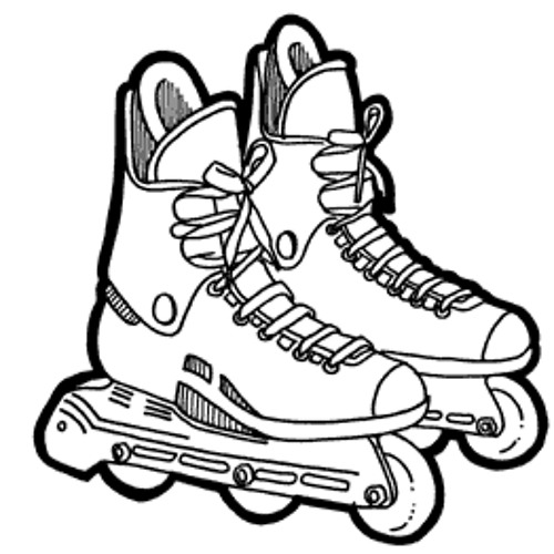 Roller Skating Drawing at GetDrawings | Free download