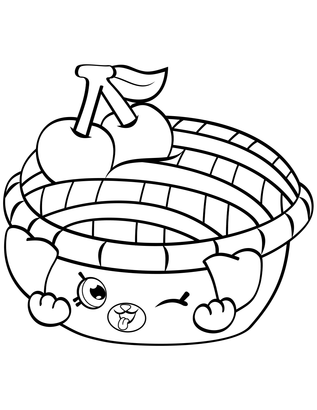 1023x1324 Rollerblades Shopkins Coloring Page