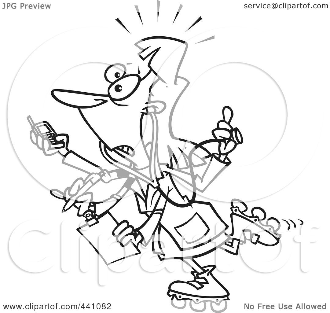 1080x1024 Royalty Free (Rf) Clip Art Illustration Of A Cartoon Black