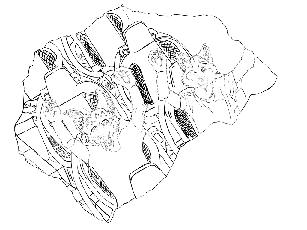 1024x768 Free] Rollercoaster Bluefire Lineart By Flash Fox De