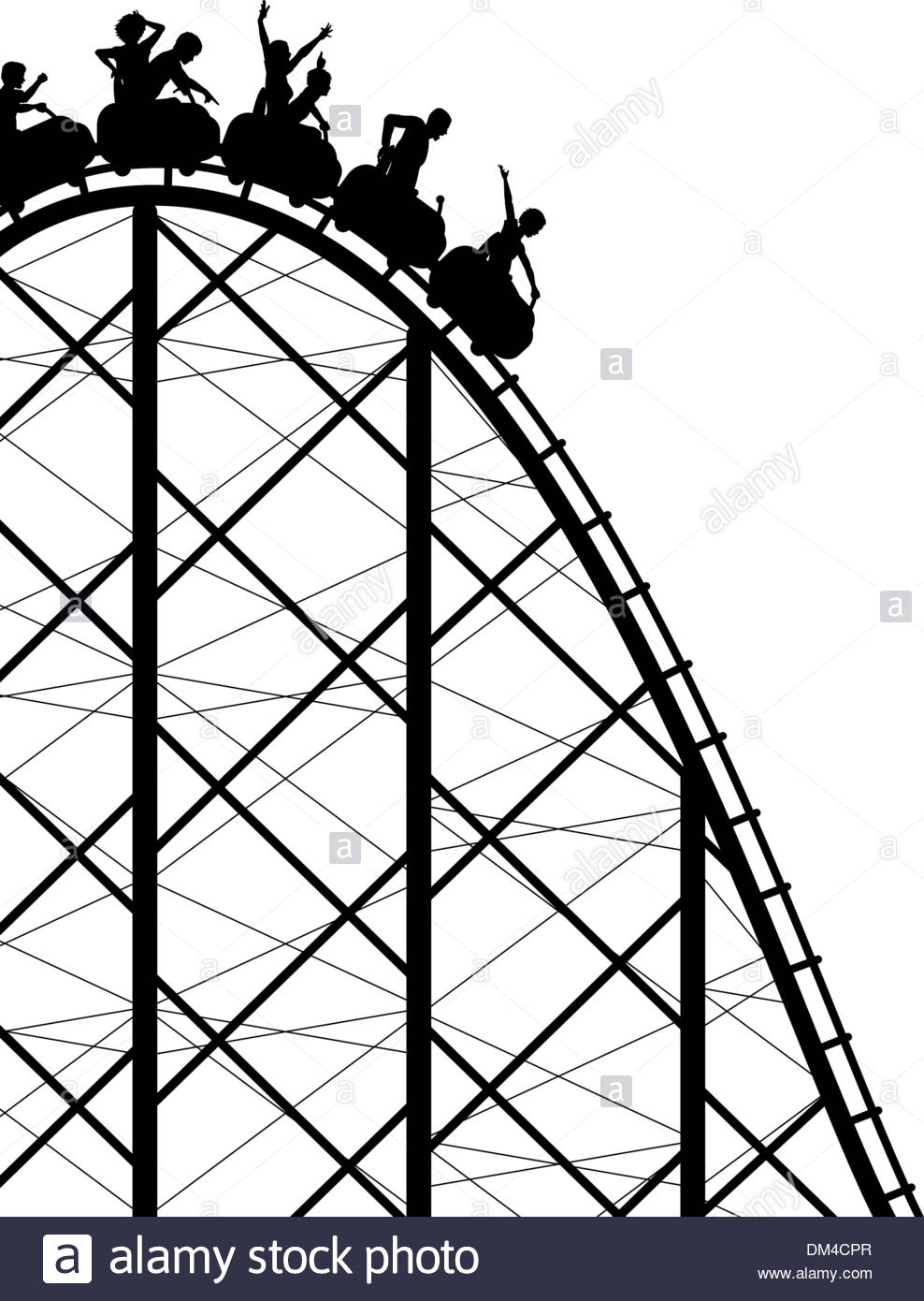 988x1390 Rollercoaster Stock Vector Art Amp Illustration, Vector Image