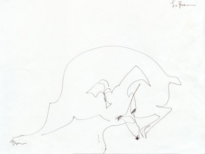 400x300 Longstreet Collection Dog Drawing