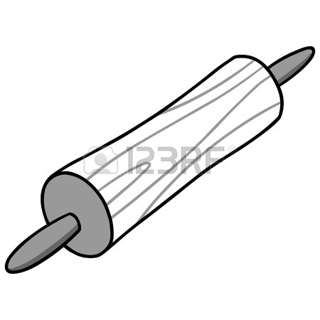 450x450 Rolling Pin Illustration Royalty Free Cliparts, Vectors, And Stock