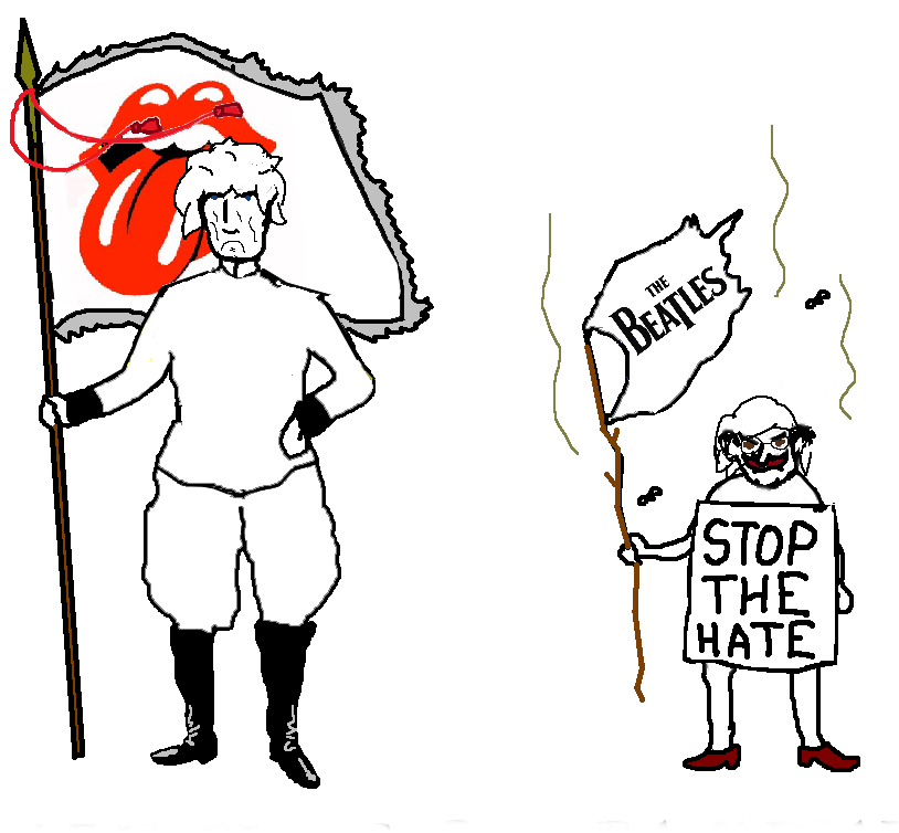 814x754 The Rolling Stones Vs. The Beatles 4chan Flag Bearers Know