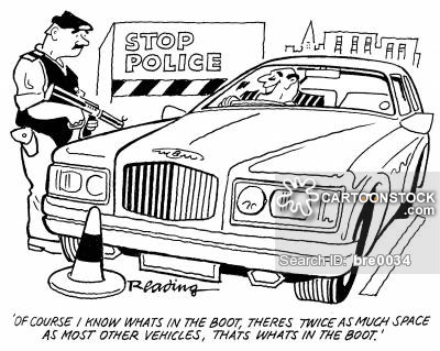 400x319 Police Checkpoint Cartoons And Comics