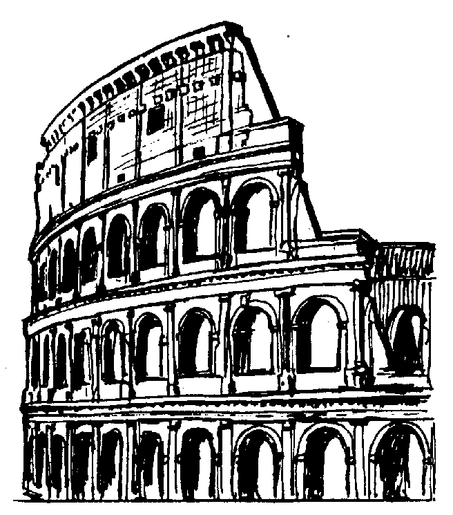 Roman Colosseum Drawing at GetDrawings | Free download