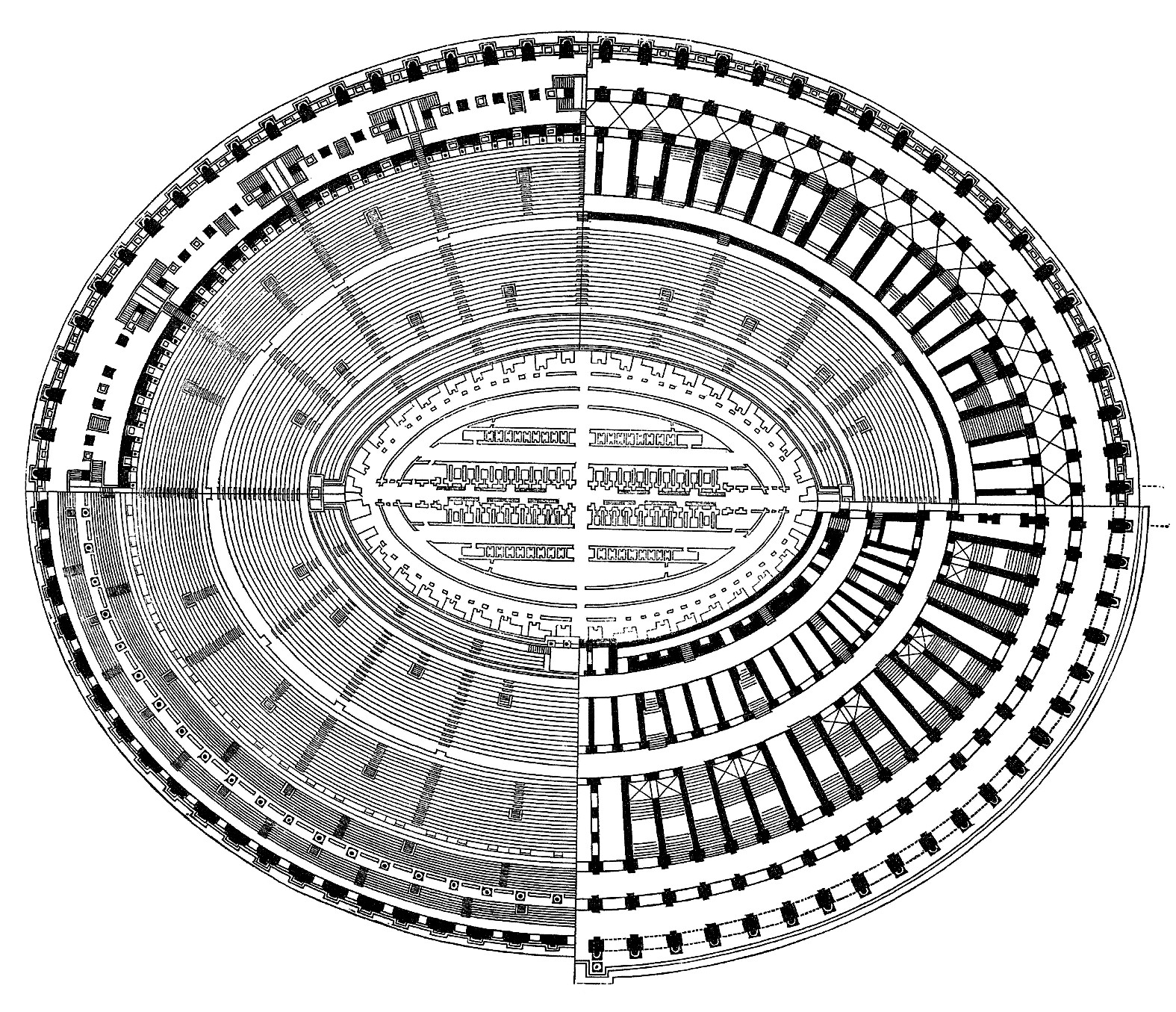 1575x1355 The Colosseum, Dictionnaire Des Antiquites Grecques Et Romaines
