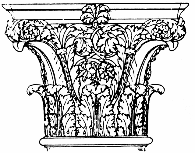 640x505 Roman Corinthian Capital Clipart Etc