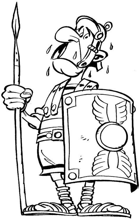 478x753 Coloring Roman Soldier Picture
