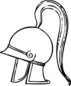 249x300 Greek Helmet 3 Clip Art