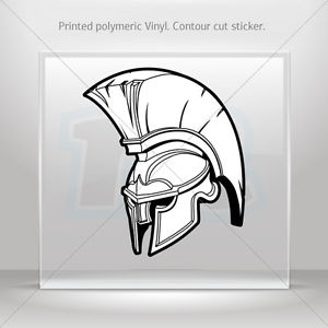 300x300 Stickers Decal Spartan Roman Helmet Car Atv Bike Garage Bike St5