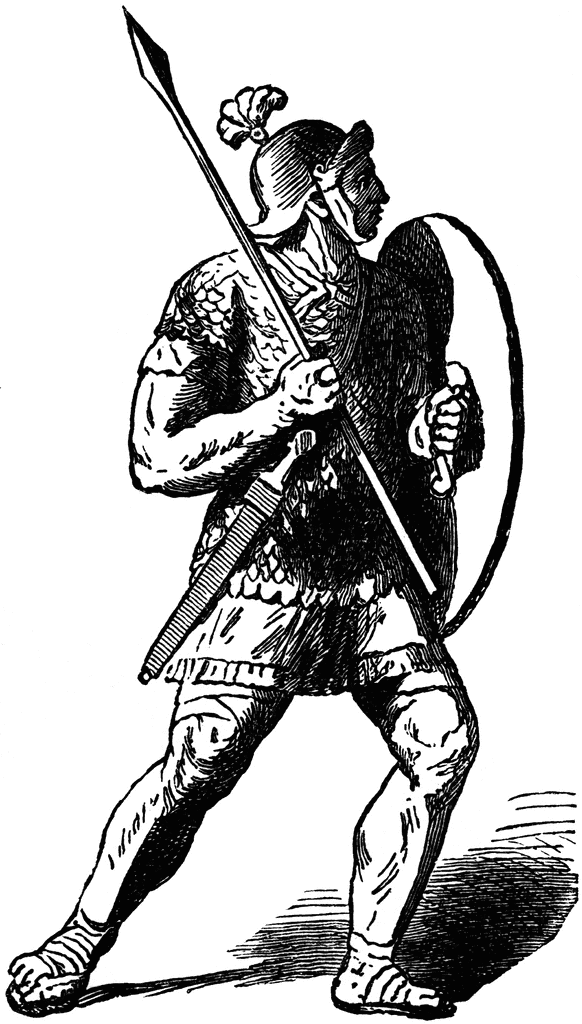582x1024 Roman Soldier Clipart