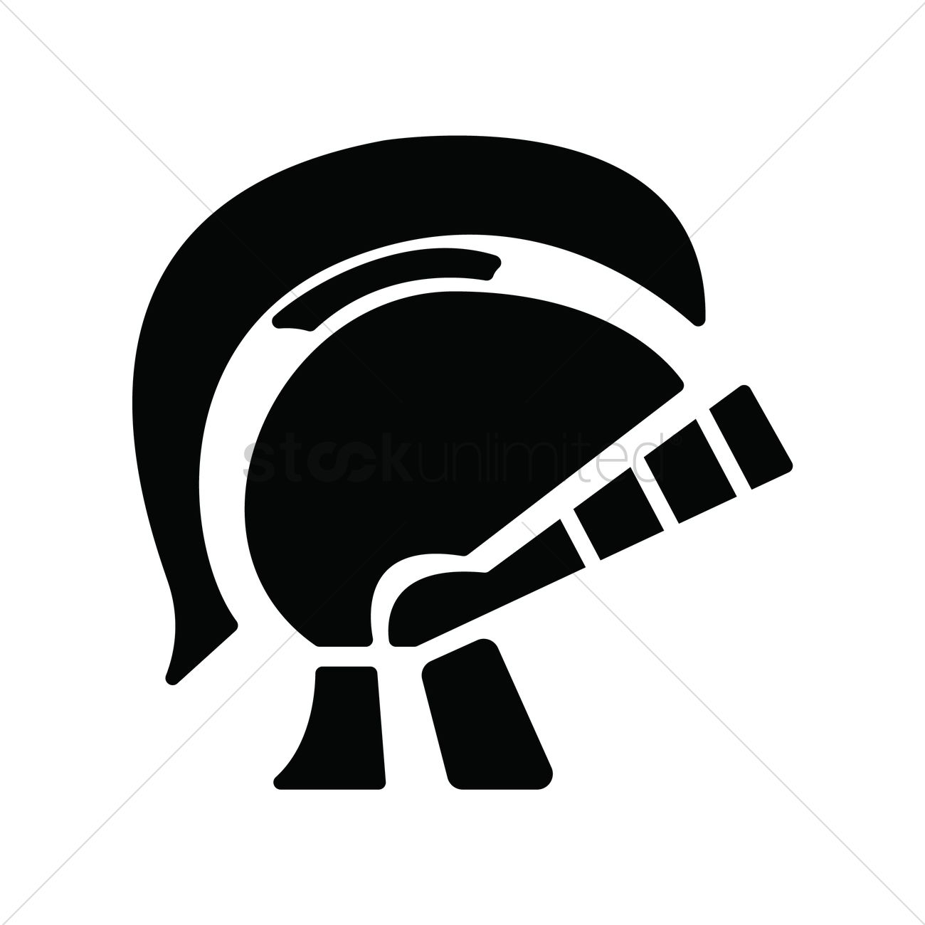 1300x1300 Roman Soldier Helmet Vector Image