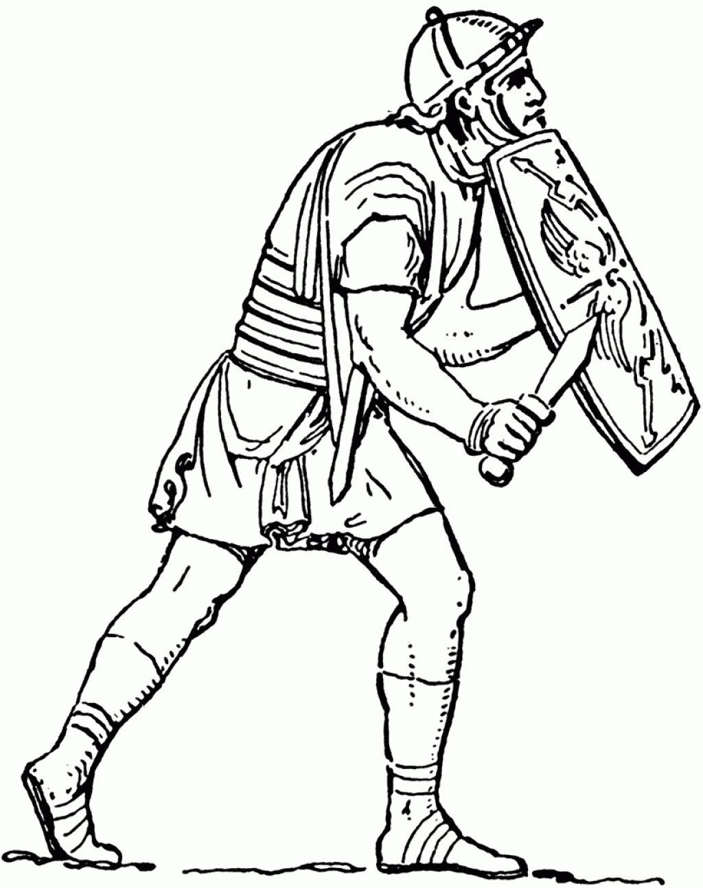 1024x1292 Clip Art Roman Soldier Clip Art