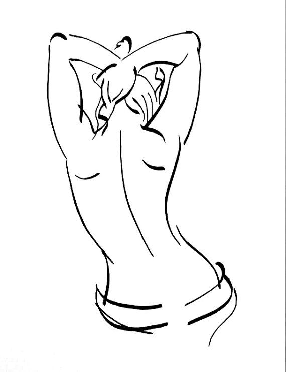 570x740 Original Nude Drawing