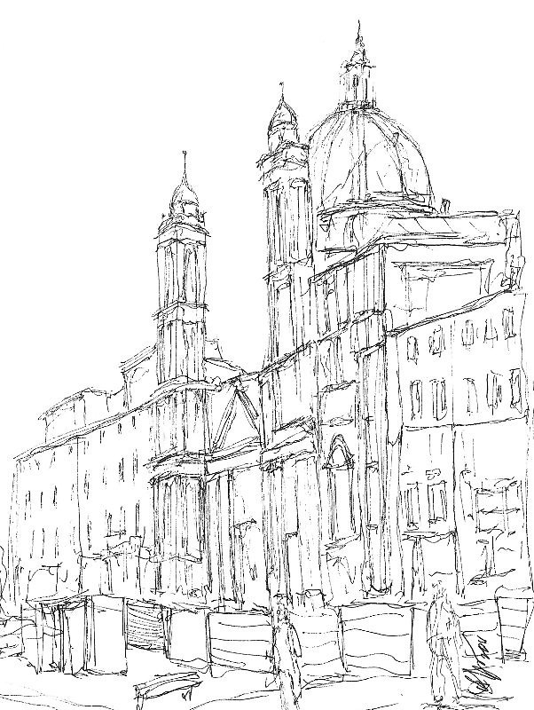 602x800 Sant'Agnese In Agone, Rome By David Hargreaves Redbubble