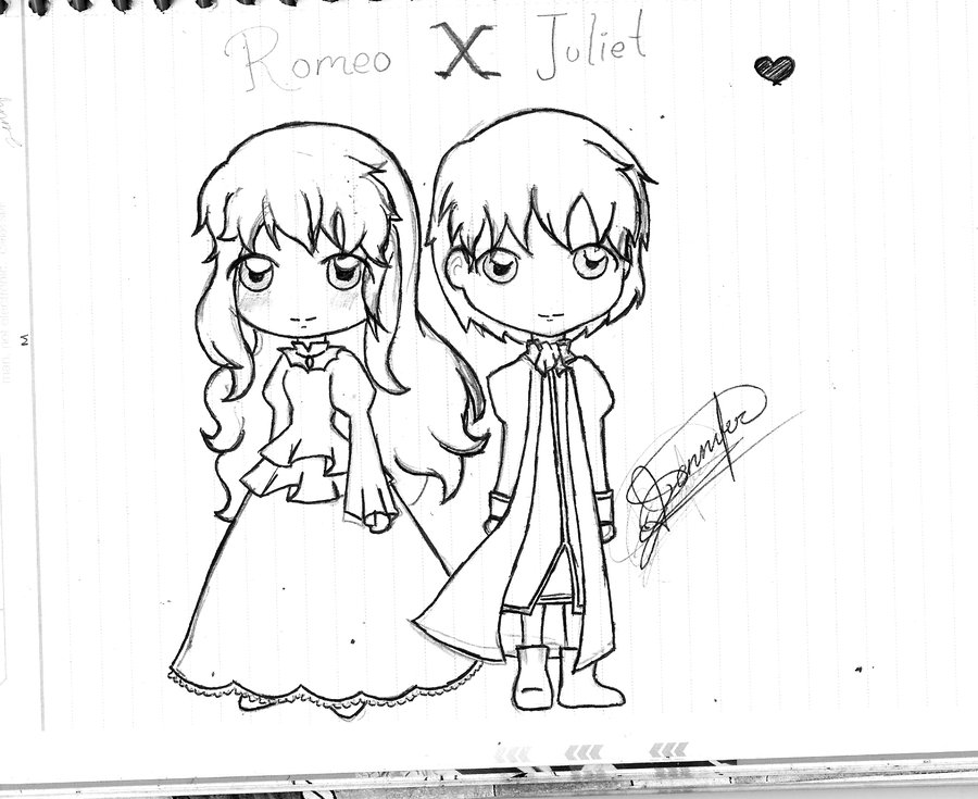 How To Draw Romeo And Juliet Cartoons - Youldrals Witheored