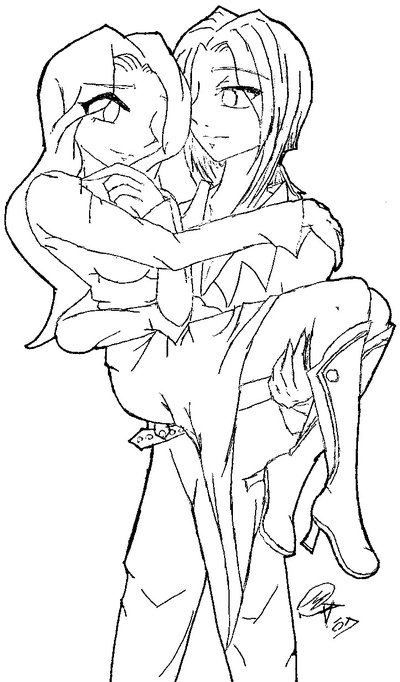 400x682 Romeo And Juliet Lineart By Kyokoelric