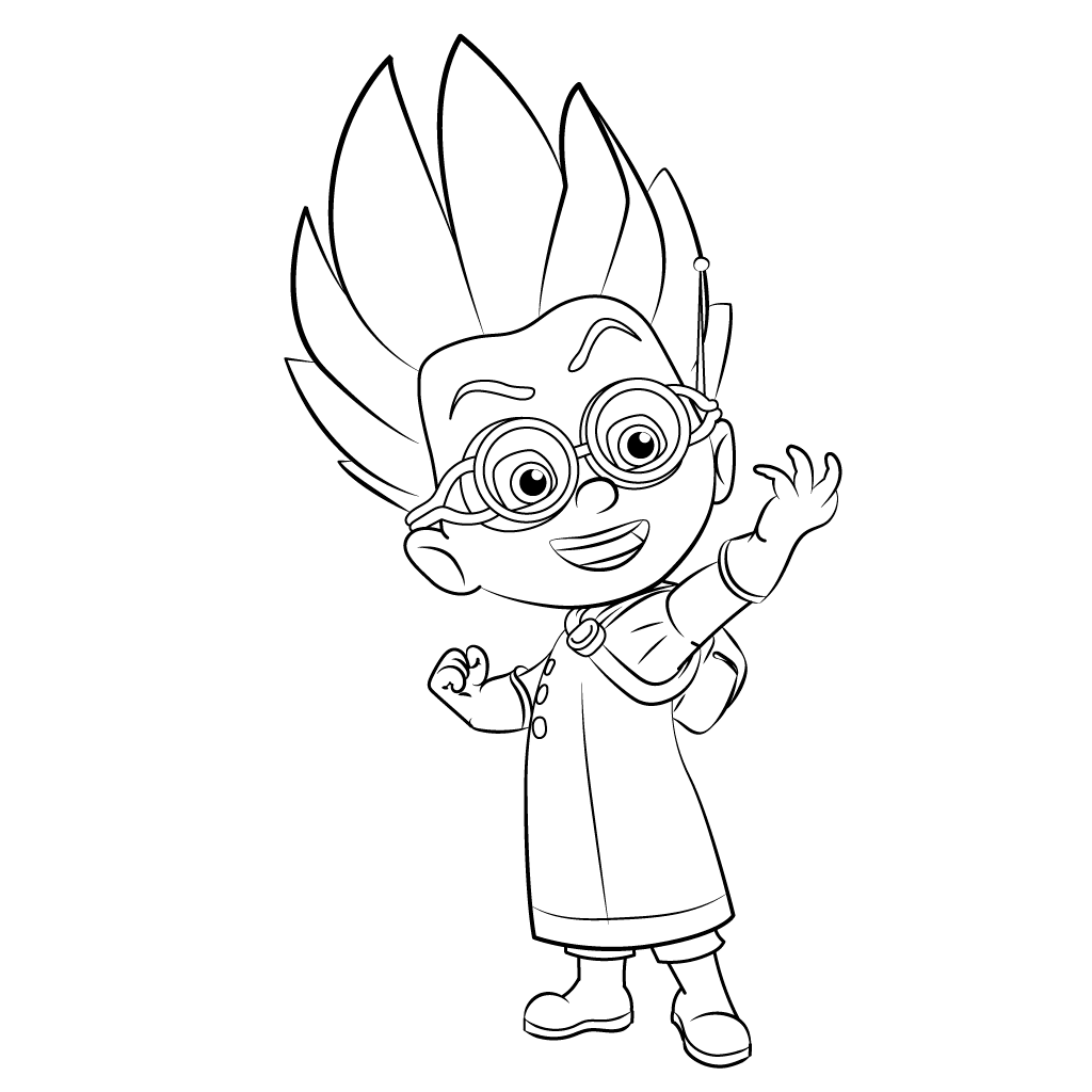 1024x1024 Pj Masks Coloring Pages