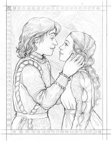 375x475 Busy Drawing Illustration Blog Romeo And Juliet (And Process)