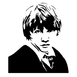 270x270 Ron Weasley Stencil Free Stencil Gallery
