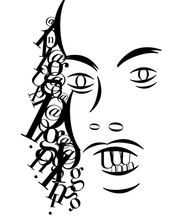 600x776 Ronaldinho Type By Mansorio