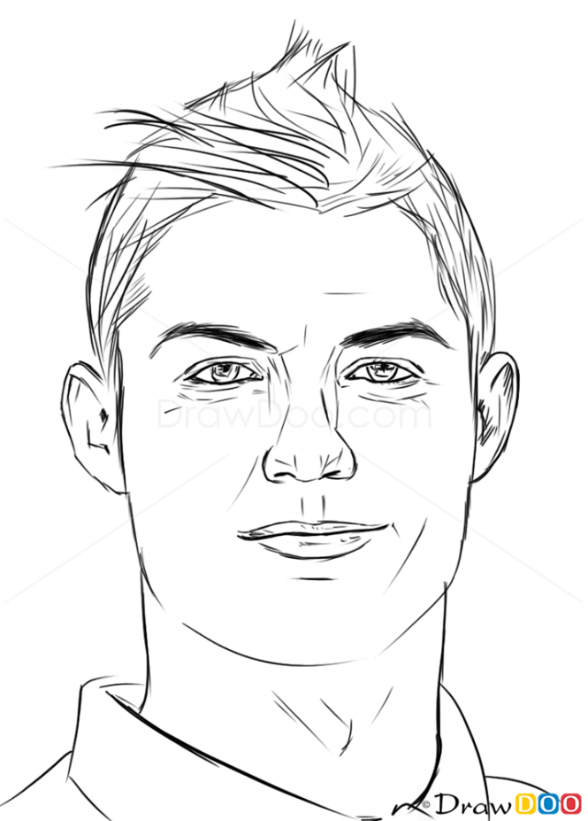 Download Ronaldo Cartoon Drawing at GetDrawings.com | Free for ...