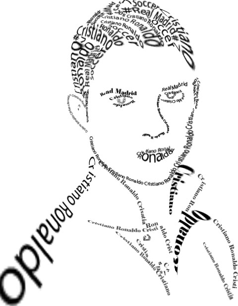 480x618 Typography Portrait Yasgargraphics