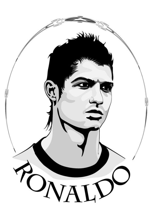 620x875 Coloring Page Ronaldo