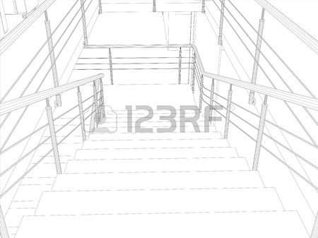 450x337 Line Drawing Of The Interior On A White Background Royalty Free