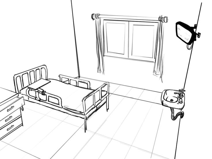 736x552 Drawn Room Hospital Room