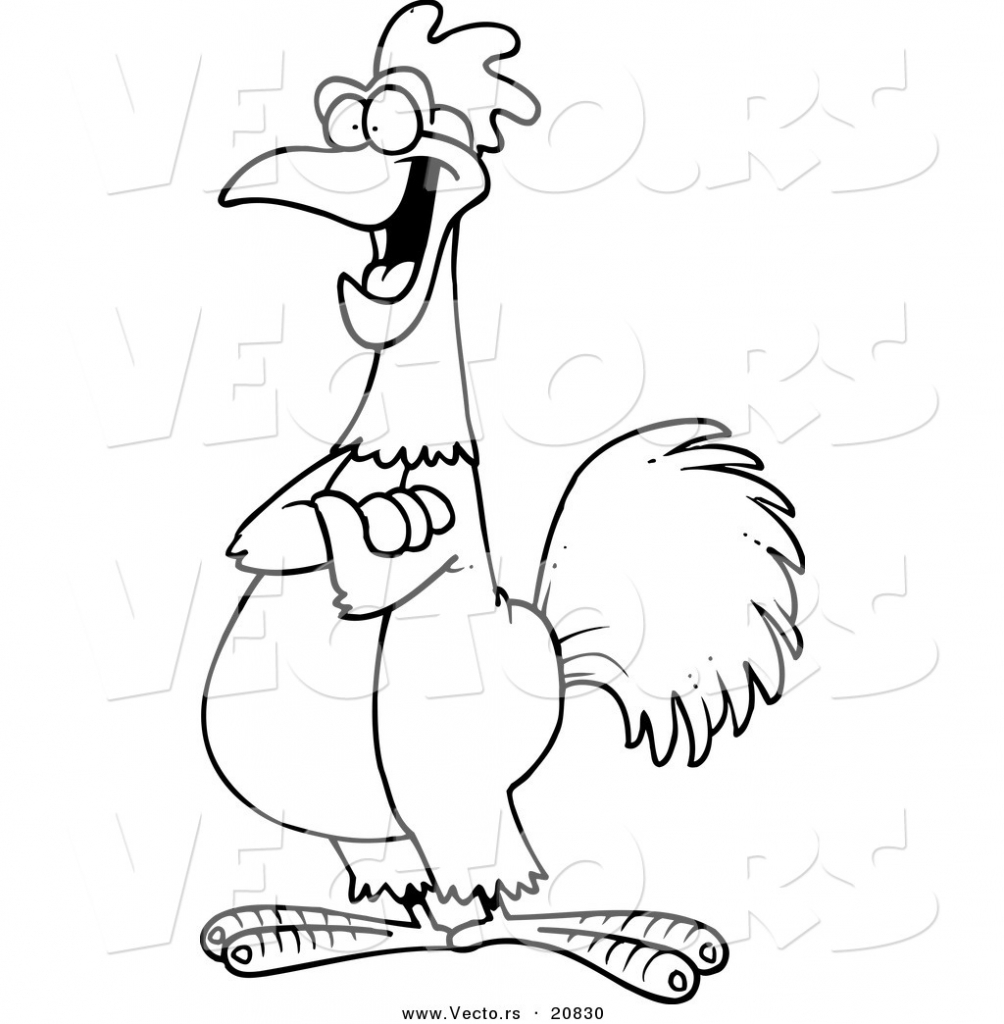 1004x1024 Cartoon Rooster Drawing Rooster Coloring Pages. Farm Animal