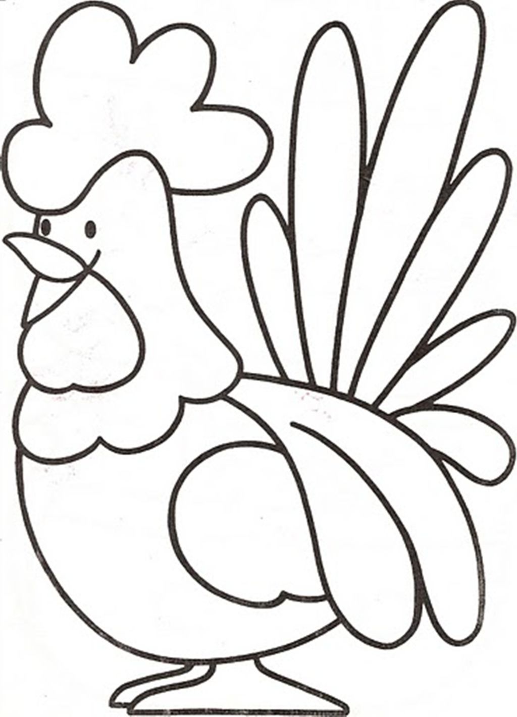 1024x1421 Rooster Coloring Pages For Kids Coloring Pages Kids