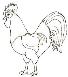 236x267 How To Draw A Rooster