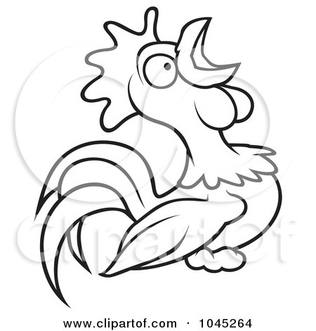 450x470 Royalty Free (Rf) Clip Art Illustration Of A Black And White