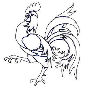 288x300 Chicken Patterns To Paint Chickens And Rooster Outline Patterns