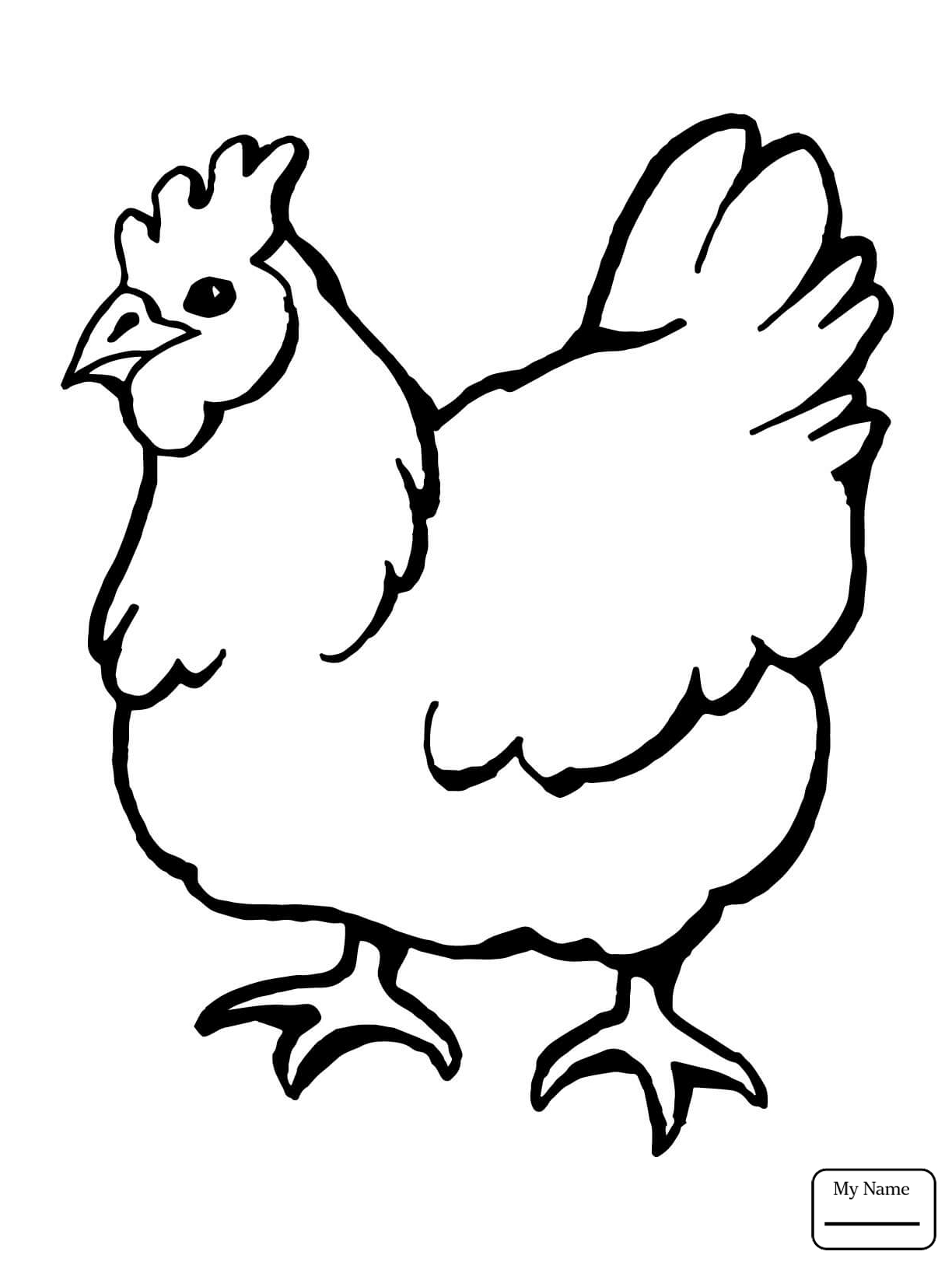 1224x1632 Coloring Pages For Kids Cartoon Rooster Birds Chicken