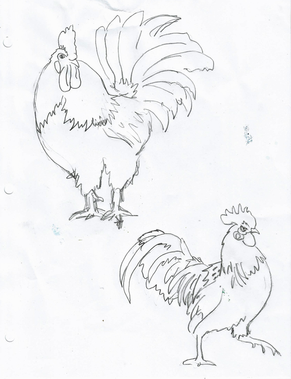 576x750 Chicken Drawing Learn To Draw Draw, Bird