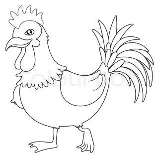 320x317 Rooster Stock Vector Colourbox