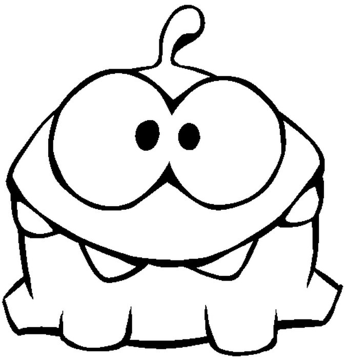 679x700 Coloring Pages Cut The Rope Drawing