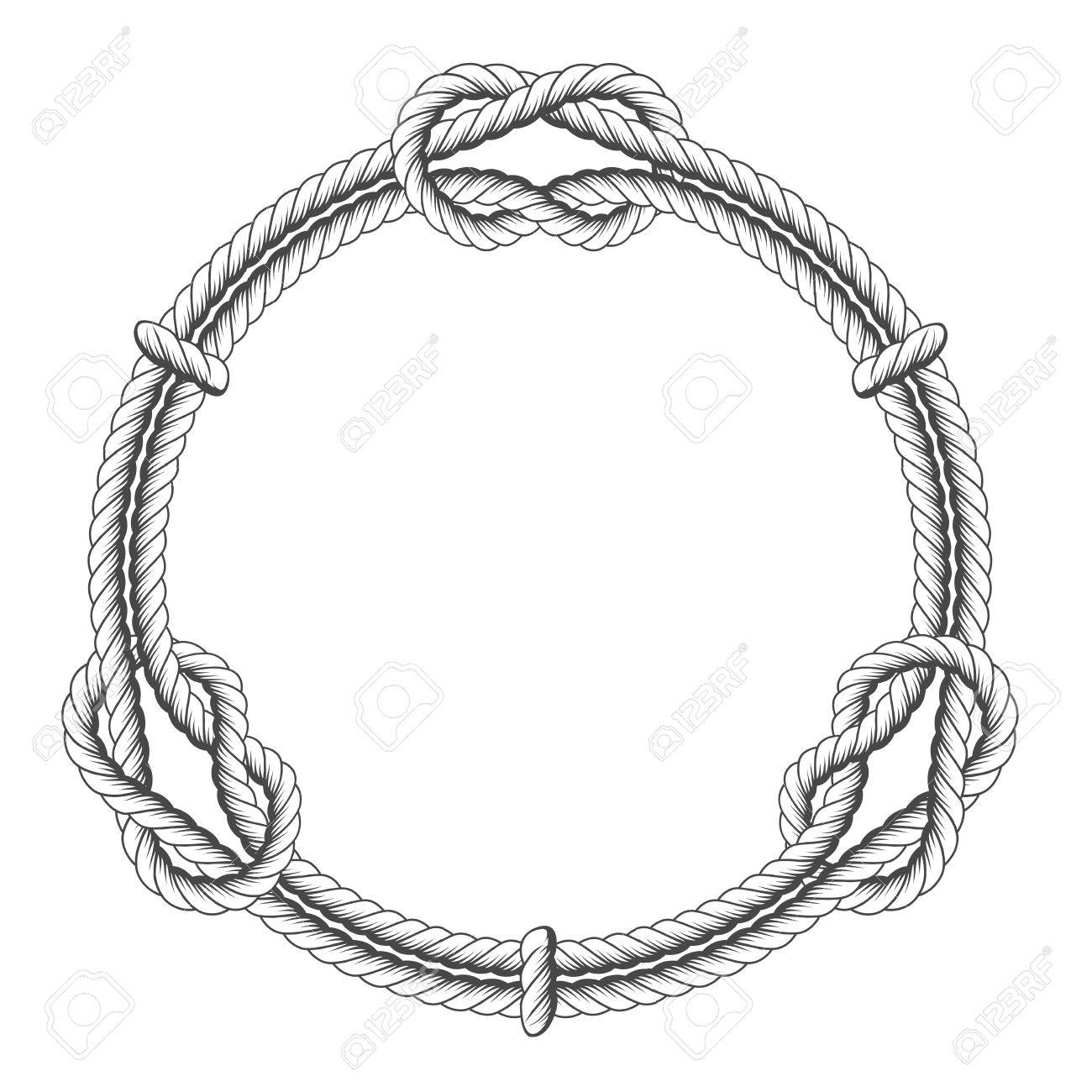 1300x1300 Twisted Rope Circle