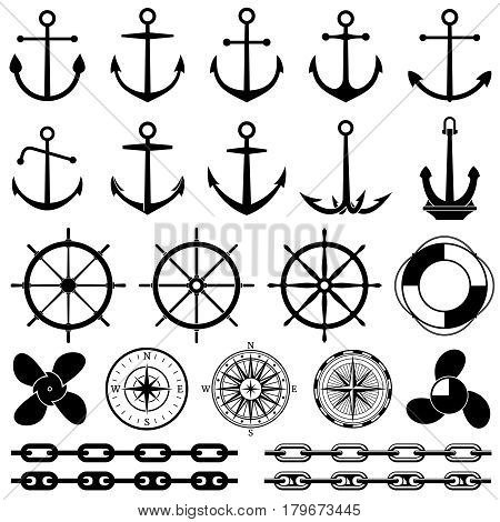 450x470 Anchors, Rudders, Chain, Rope, Vector Amp Photo Bigstock