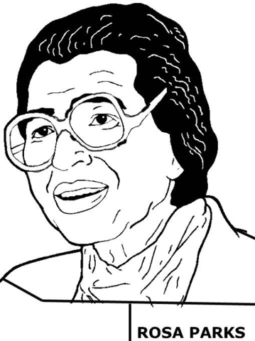 359x480 Rosa Parks Coloring Page Free Printable Coloring Pages