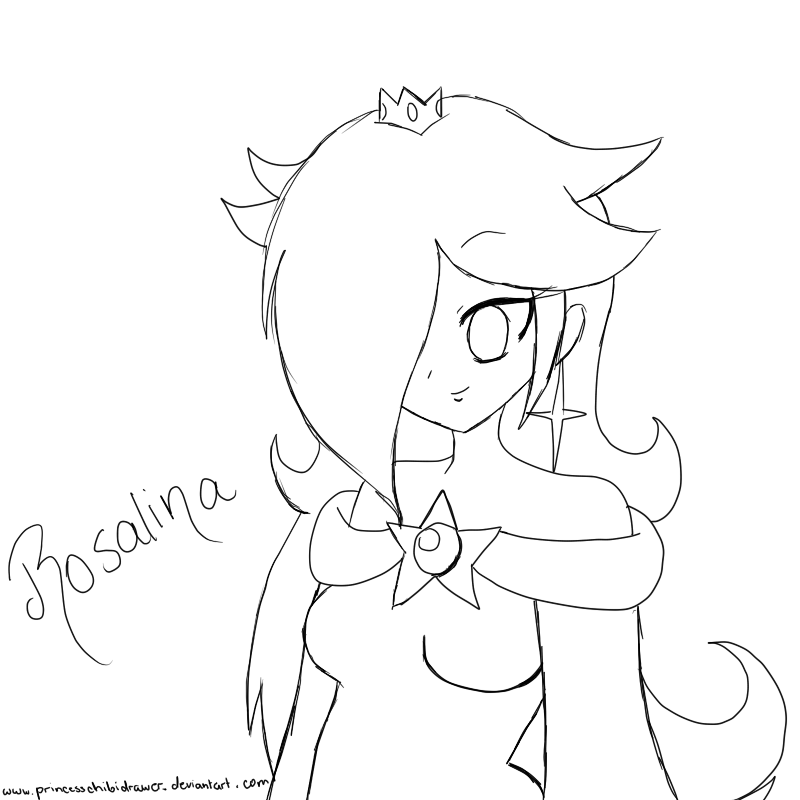 800x800 Rosalina Lineart 3 By Hatsumoi