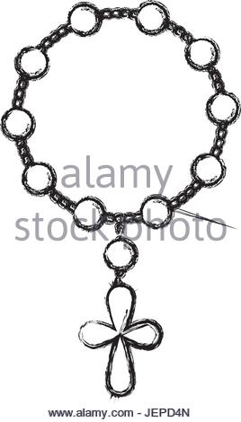 268x470 Rosary Beads Icon Stock Vector Art Amp Illustration, Vector Image