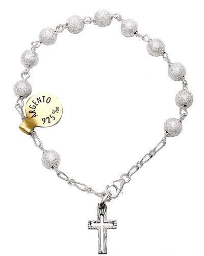 400x500 9 Best High End Sterling Silver Rosary Bracelets Images